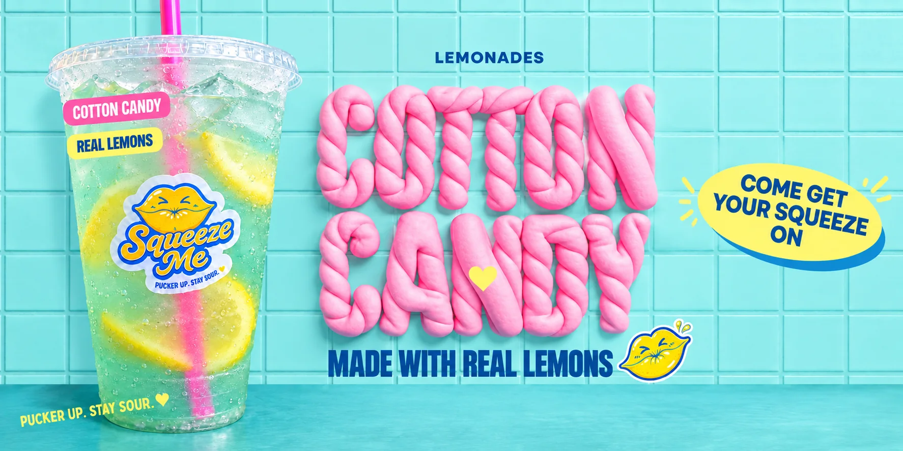Limonada Cotton Candy de Squeeze Me