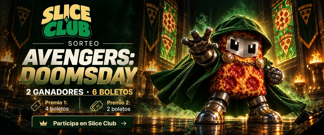 Imagen promocional de Avengers: Doomsday — Sorteo Slice Club